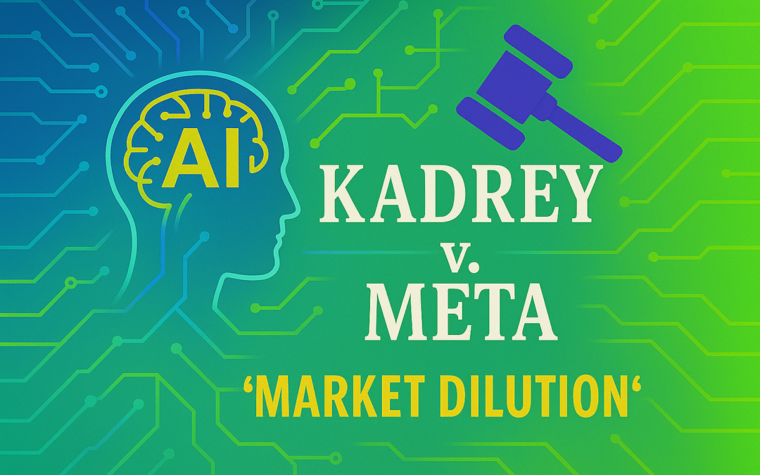 Kadrey v. Meta: Will Market Dilution Reshape AI Copyright Law?